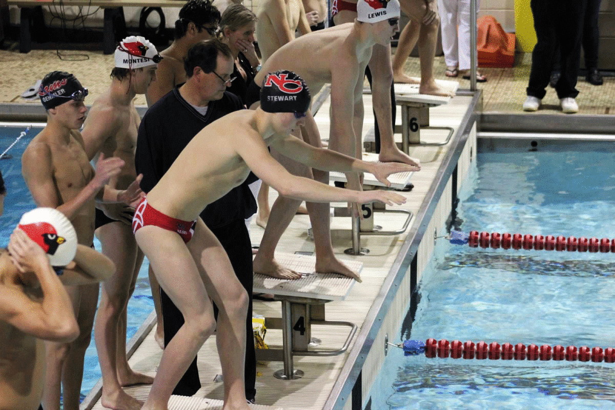 Boys Swim and Dive fall to cardinals