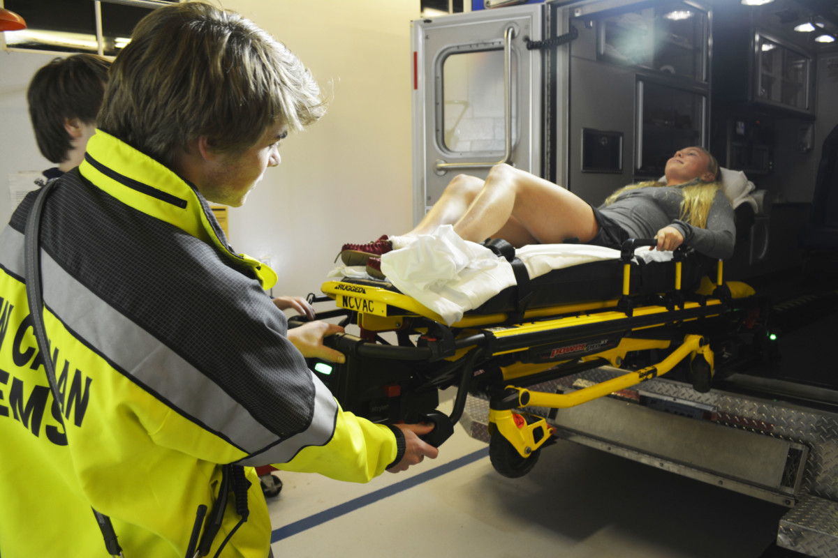 NCHS students reveal a day in the life of a volunteer EMT