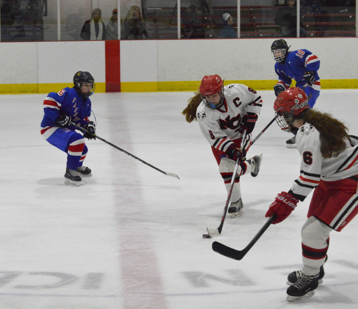 Girls’ ice hockey falls to Fairfield co-op in overtime in rematch