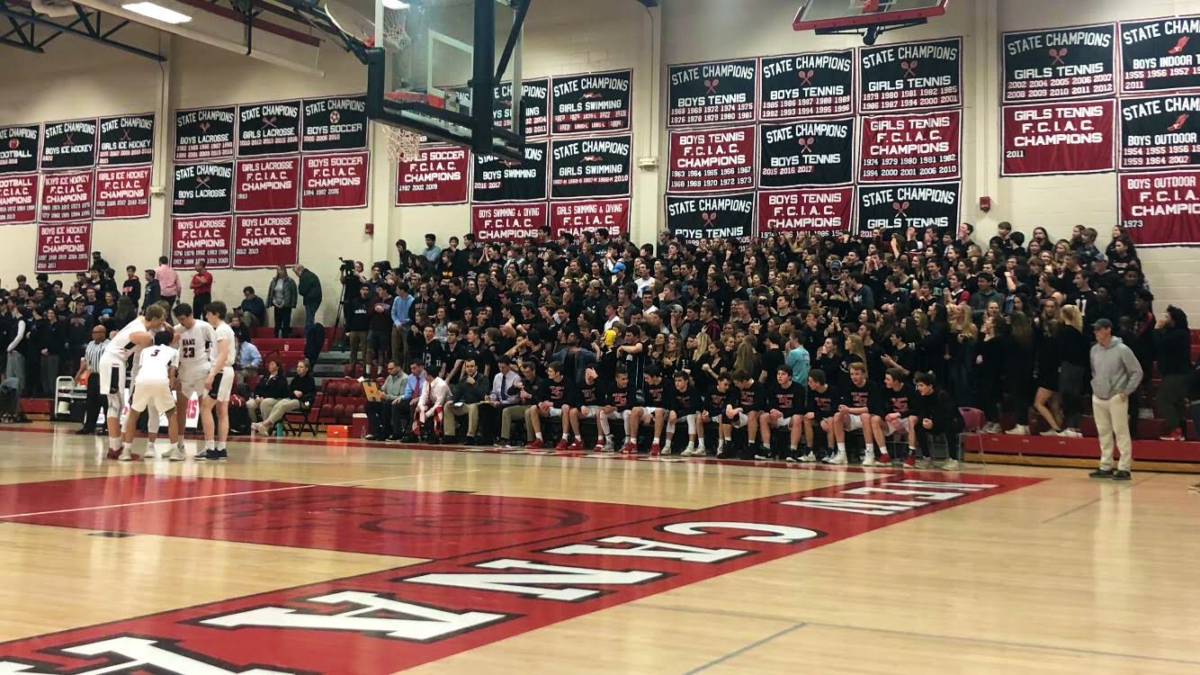 Boys’ basketball is boosted by energy and support from fellow students