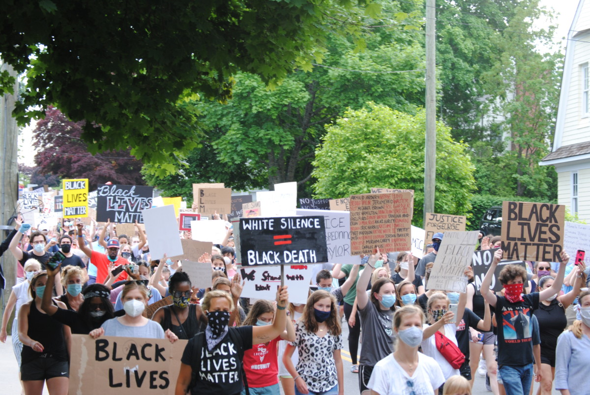 Hundreds march for change to support the Black Lives Matter march in New Canaan