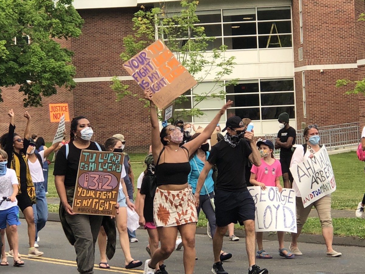 Local politicians support the Black Lives Matter march