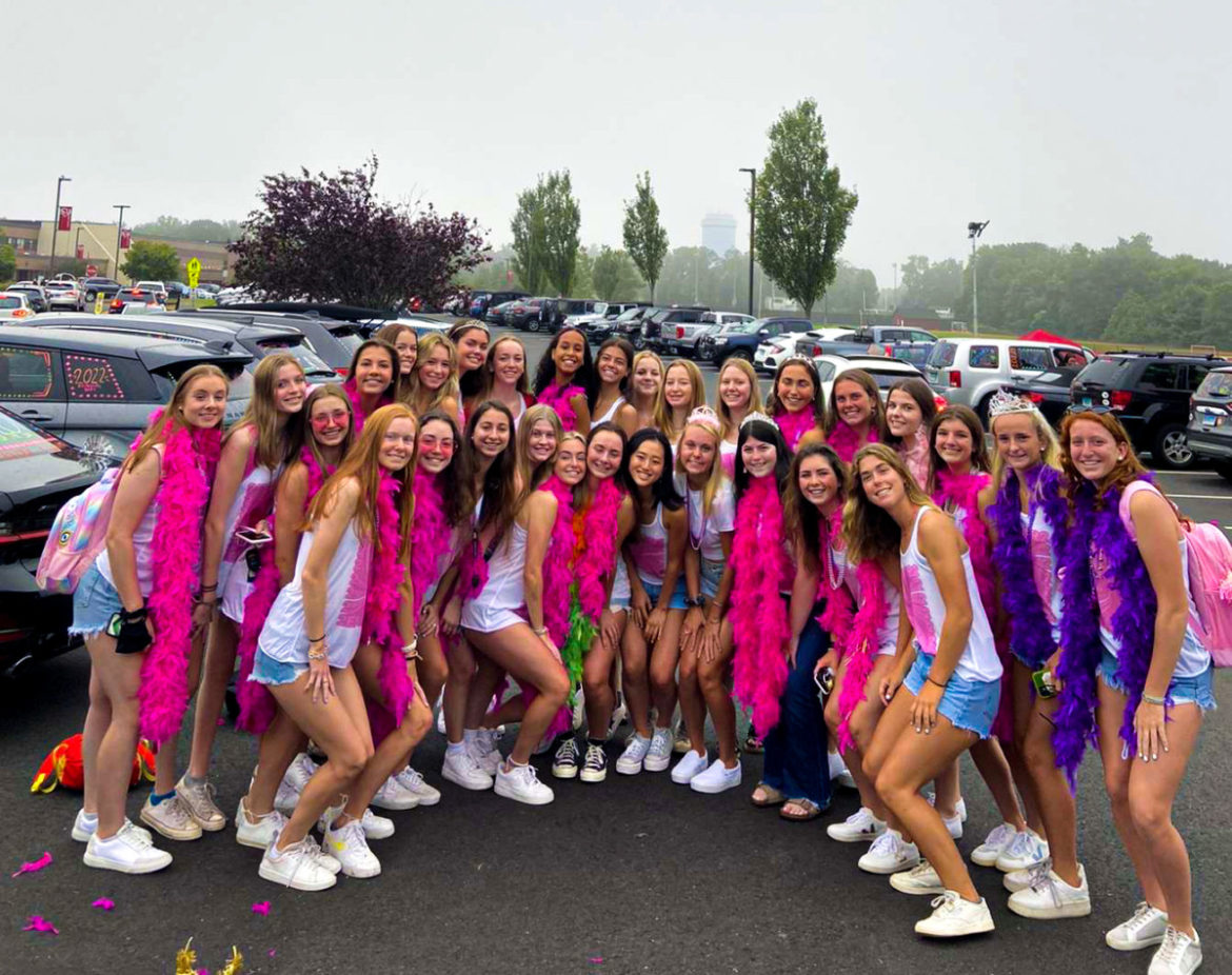 Senior show their spirit for the new school year