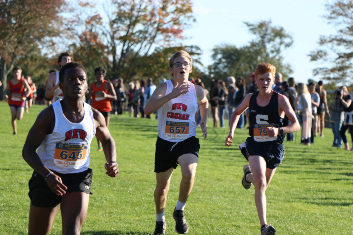 Annual FCIAC meet showcases potential in boys cross country underclassmen runners