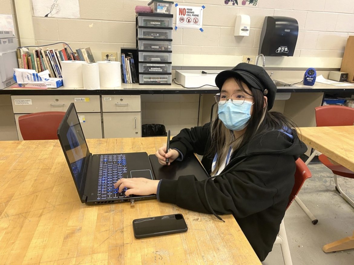 Sophomore Jennie Liu’s passion for drawing expands to the digital world