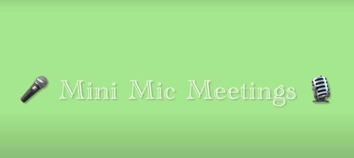 Mini Mic Meetings Episode 2: New Year’s Resolutions