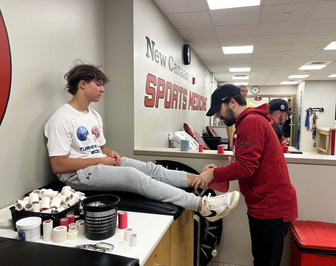 Athletic trainers work to maintain health of student athletes