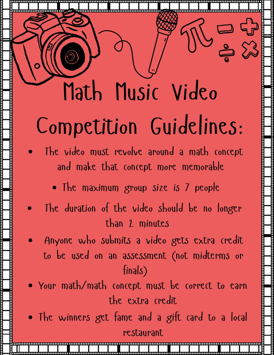 NCHS community comes together for 16th annual math music video competition